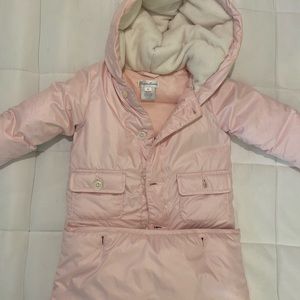 Ralph Lauren light pink bunting 6 month